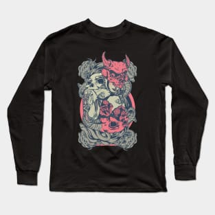 Lady Skull Long Sleeve T-Shirt